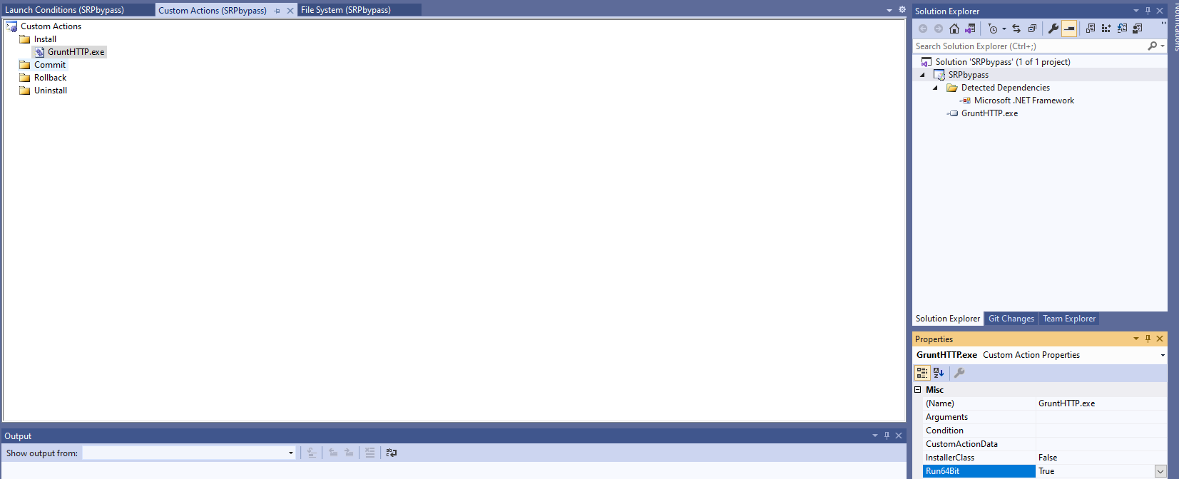 Visual Studio MSI